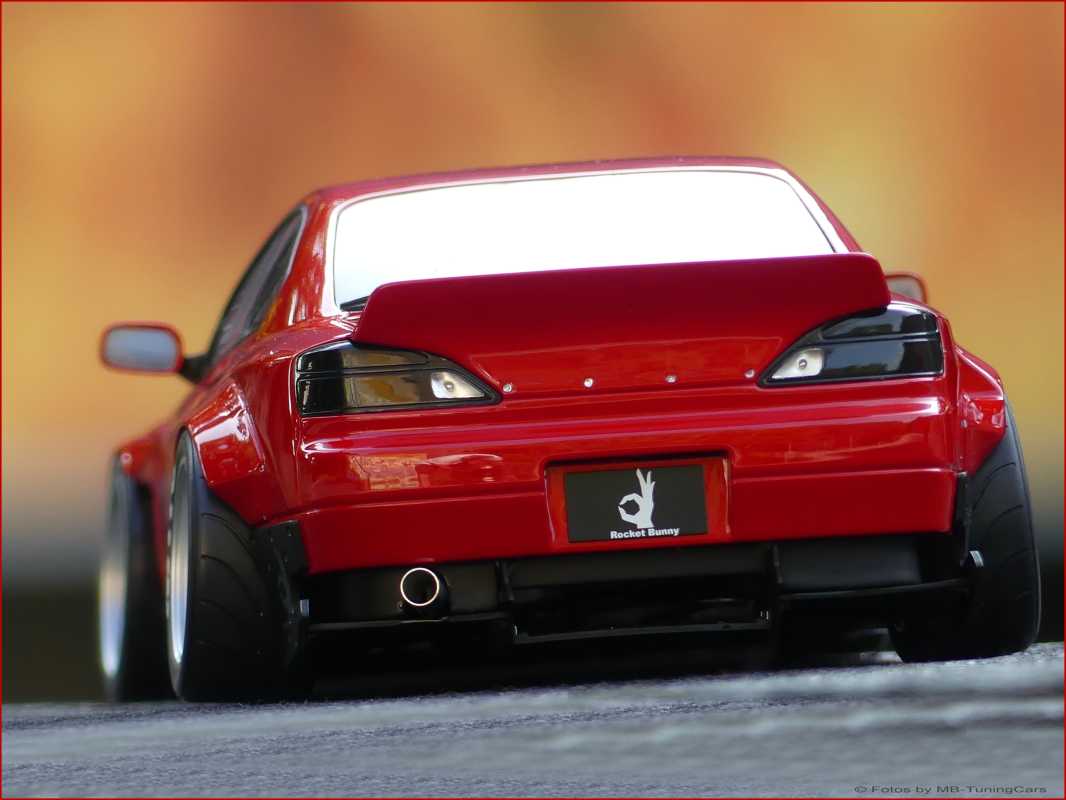 1:18 Nissan Silva S15 RocketBunny Breitbau 2014 Clean Optik + OVP